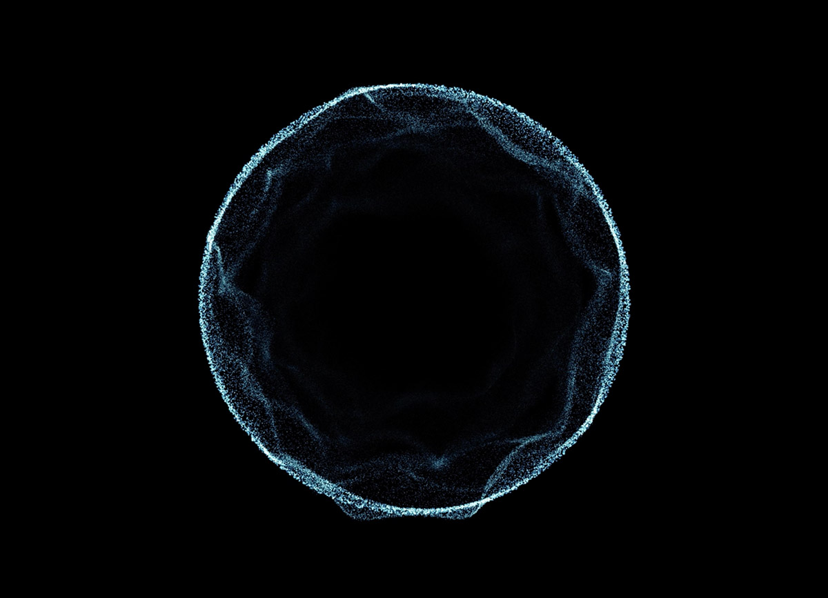 Render of a circle of air